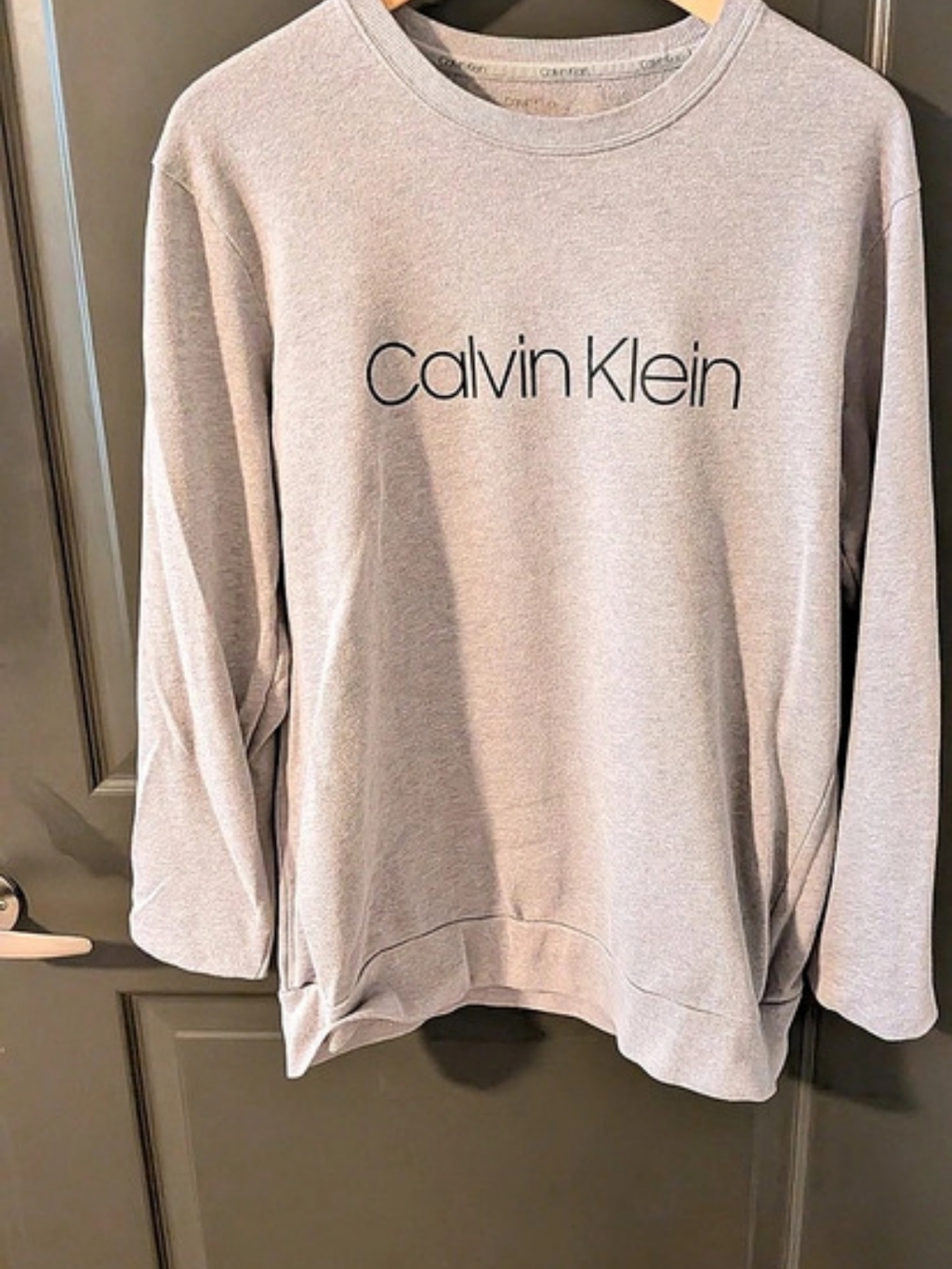 Calvin Klein Gray Logo Sweatshirt